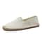 Breathable Men Women Canvas Shoes Comfortable Slipon Loafers Soft Linen Shoes With Thick Sole 8