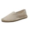 Breathable Men Women Canvas Shoes Comfortable Slipon Loafers Soft Linen Shoes With Thick Sole 6