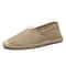 Breathable Men Women Canvas Shoes Comfortable Slipon Loafers Soft Linen Shoes With Thick Sole 9