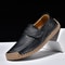 Slip On Loafers for Men, Soft Leather Preppy Casual Sneakers, Lightweight, Non-Slip Outdoor Driving Shoes