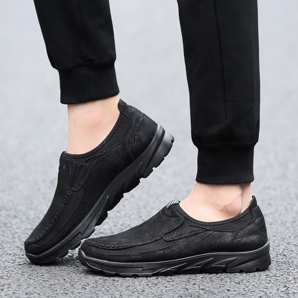 Breathable Men Casual Shoes Comfortable Loafers Sneakers Designer Moccasins Soft Sole Retro Walking 7