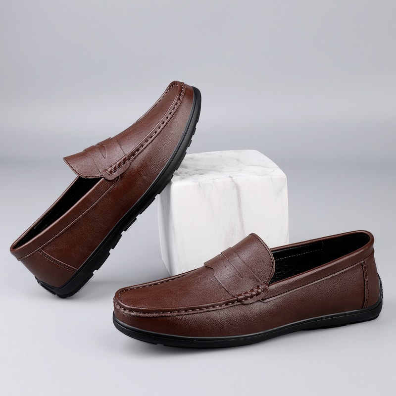 Luxury Brand Man Formal Dress Shoes, Comfortable Mens Casual Shoes, Genuine Leather Men Loafers,