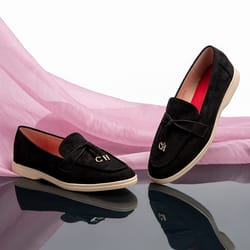 new anti velvet single shoes for women, autumn women's flat shoes, classic round head loafers for casual wear