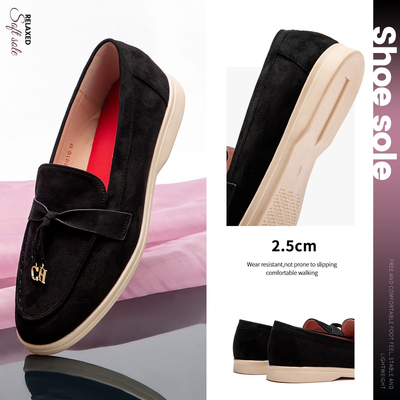 New Anti Velvet Single Shoes For Women Autumn Womens Flat Shoes Classic Round Head Loafers For Casu