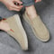 Mens Casual Canvas Shoes Breathable Loafers SlipOn Driving Sneakers Vulcanized Flats For Comfortabl 4