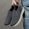 Mens Casual Canvas Shoes Breathable Loafers SlipOn Driving Sneakers Vulcanized Flats For Comfortabl 5