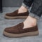 Comfortable Mens Casual Shoes Fashion Platform Loafers Lightweight SlipOn Sneakers Breathable Flats 0