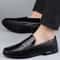Genuine Leather Loafers for Men, Breathable Casual Office Shoes, Designer Slip-on Driving Shoes for Men