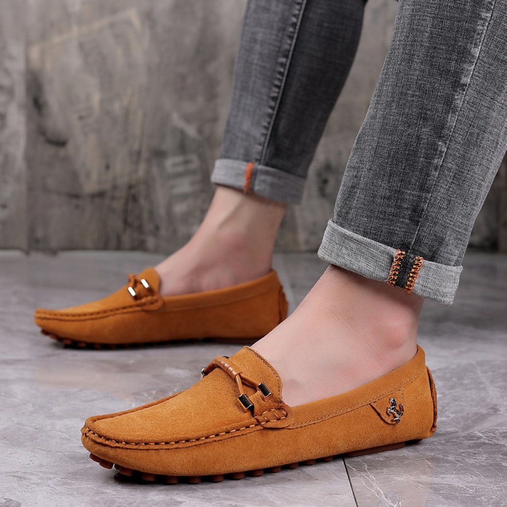 Men Casual Loafers HighQuality Moccasins Luxury Penny Flats Soft Driving Shoes For Men 4