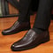 Luxury Brand Leather Shoes, Men's Business Shoes, Slip-on Moccasins, Breathable Black Driving Shoes, Formal Shoes