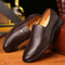 Luxury Brand Leather Shoes, Men's Business Shoes, Slip-on Moccasins, Breathable Black Driving Shoes, Formal Shoes