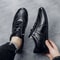 Men's Fashion Leather Casual Shoes, Comfortable Formal Loafers, Breathable Lightweight Walking and Driving Shoes