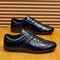 Men's Fashion Leather Casual Shoes, Comfortable Formal Loafers, Breathable Lightweight Walking and Driving Shoes