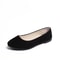 Spring Flock Ballet Flats Slip On Women Flats Shoes Candy Color Pointed Toe Female Loafers Large Si 12