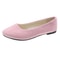 Spring Flock Ballet Flats Slip On Women Flats Shoes Candy Color Pointed Toe Female Loafers Large Si 14