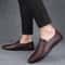 Casual Luxury Formal Mens Loafers Genuine Leather Men Shoes Slip On Low Top Footwear For Middle Age