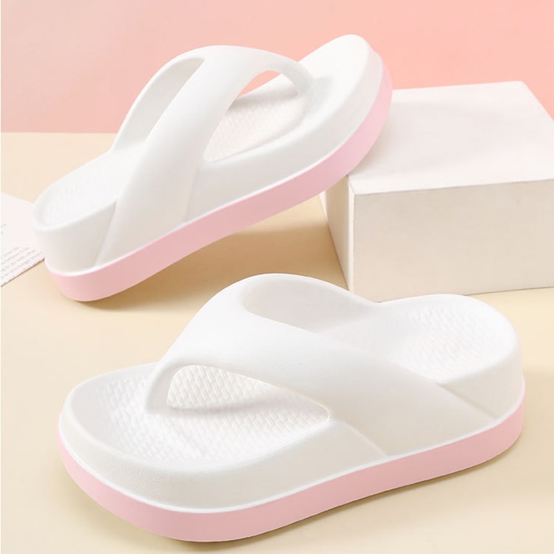 Womens Summer Flip Flops, Casual Beach Slippers, Breathable Fashion Flip Flops, Anti Slips Outdoor Sandals