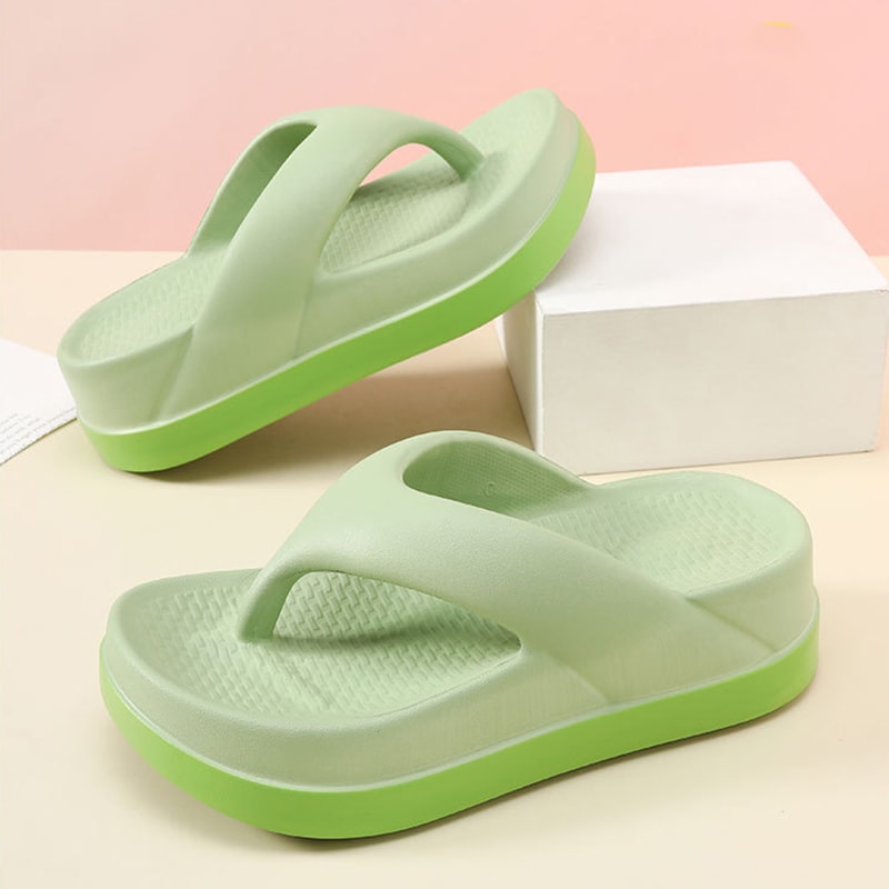 Womens Summer Flip Flops, Casual Beach Slippers, Breathable Fashion Flip Flops, Anti Slips Outdoor Sandals