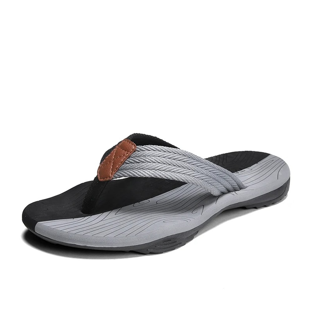 Fashionable Men Slippers Summer Flip Flops Comfortable Nonslip Casual Slides Shoes Beach Sandals Fo 6