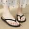 Comfortable NonSlip Slippers Summer Women Bamboo Rattan FlipFlops Fashionable Bathroom Sandals For 1