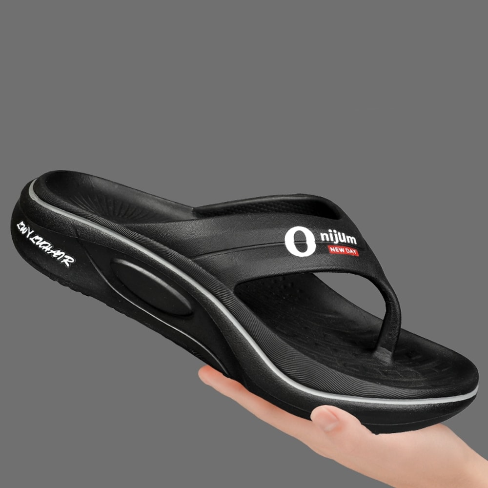 Outdoor Men's Slippers Flip Flops, Comfortable Soft Slides, Casual Shoes, Indoor Beach Sandals, Home Slippers for Men