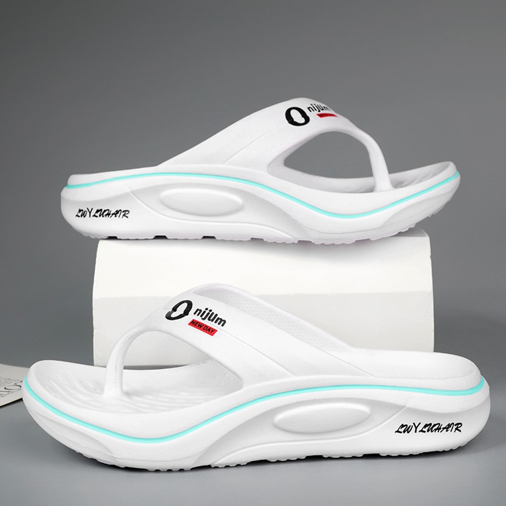 Outdoor Men's Slippers Flip Flops, Comfortable Soft Slides, Casual Shoes, Indoor Beach Sandals, Home Slippers for Men