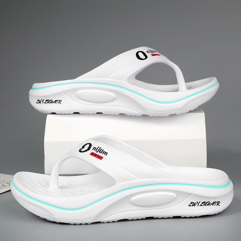 Outdoor Men's Slippers Flip Flops, Comfortable Soft Slides, Casual Shoes, Indoor Beach Sandals, Home Slippers for Men