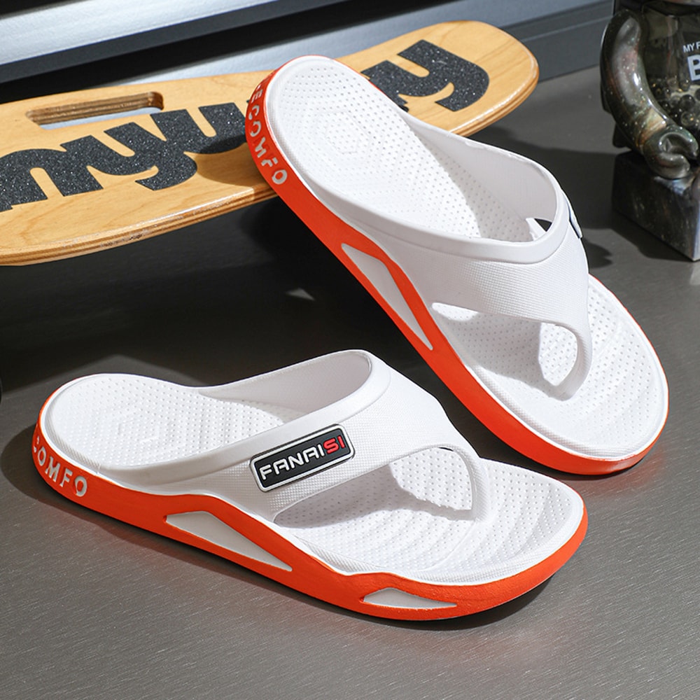 Mens Summer Flipflops Casual Outdoor Beach Sandals Comfortable Fashion Shoes Trendy Home Flip Flops 8