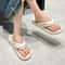 Summer Clip Toe EVA Flip Flops for Women, Non-Slip Beach Sandals, Comfortable Cloud Slippers
