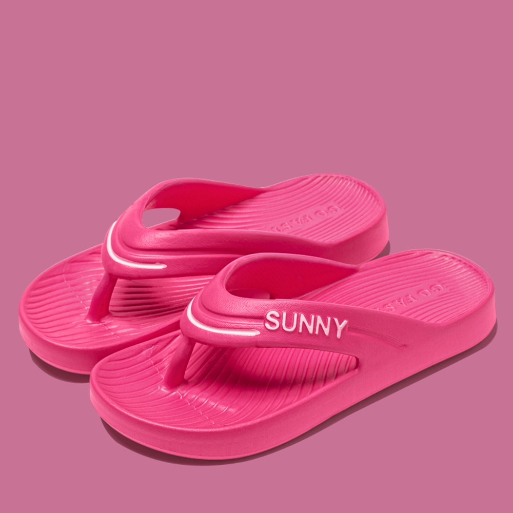 Summer Clip Toe EVA Flip Flops for Women, Non-Slip Beach Sandals, Comfortable Cloud Slippers