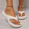 Comfortable Cloud Slippers, Thick Platform Eva Flip Flops for Women, Summer Clip Toe Non Slip Beach Sandals
