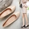 Ladies Pumps Medium Heel Nude Sexy High Heels Wedding Shoes Women Office Work White Pumps Party Sho 6