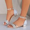 New Fashion Women's Sandals, Gold and Silver Low Heel, Casual Open Toe Summer Shoes, Light Fashion Women's Shoes