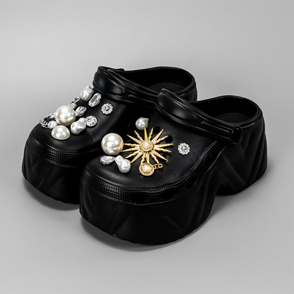 Stylish Womens Slippers With High Platform Thick Bottom EVA Sandals Garden Fashion Clogs For Summer 10