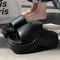 NonSlip Beach Slides Women Solid Color EVA Platform Slippers Summer Soft Sole Wedge Heel Sandals Fo 2
