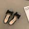 Fashionable Women Sandals Low Heels Elegant Pointed Toe Pumps Strappy Party Sandals Comfortable Wom 1