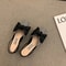Fashionable Women Sandals Low Heels Elegant Pointed Toe Pumps Strappy Party Sandals Comfortable Wom 1