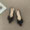 Fashionable Women Sandals Low Heels Elegant Pointed Toe Pumps Strappy Party Sandals Comfortable Wom 2