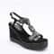 Trendin Mode Womens Velvet High Wedge Sandals Heel Fashionable Summer Shoes Comfortable And Stylish 3