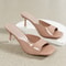 Women High Heel Sandals, Elegant Casual Comfortable Black Sandals, Summer Fashion Square Toe Open Toe High Heels