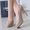 Fashion Classic Patent Leather High Heels Shoes Women Pumps Nude Head Platform Wedding Women Dress 4