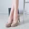 Fashion Classic Patent Leather High Heels Shoes Women Pumps Nude Head Platform Wedding Women Dress 5