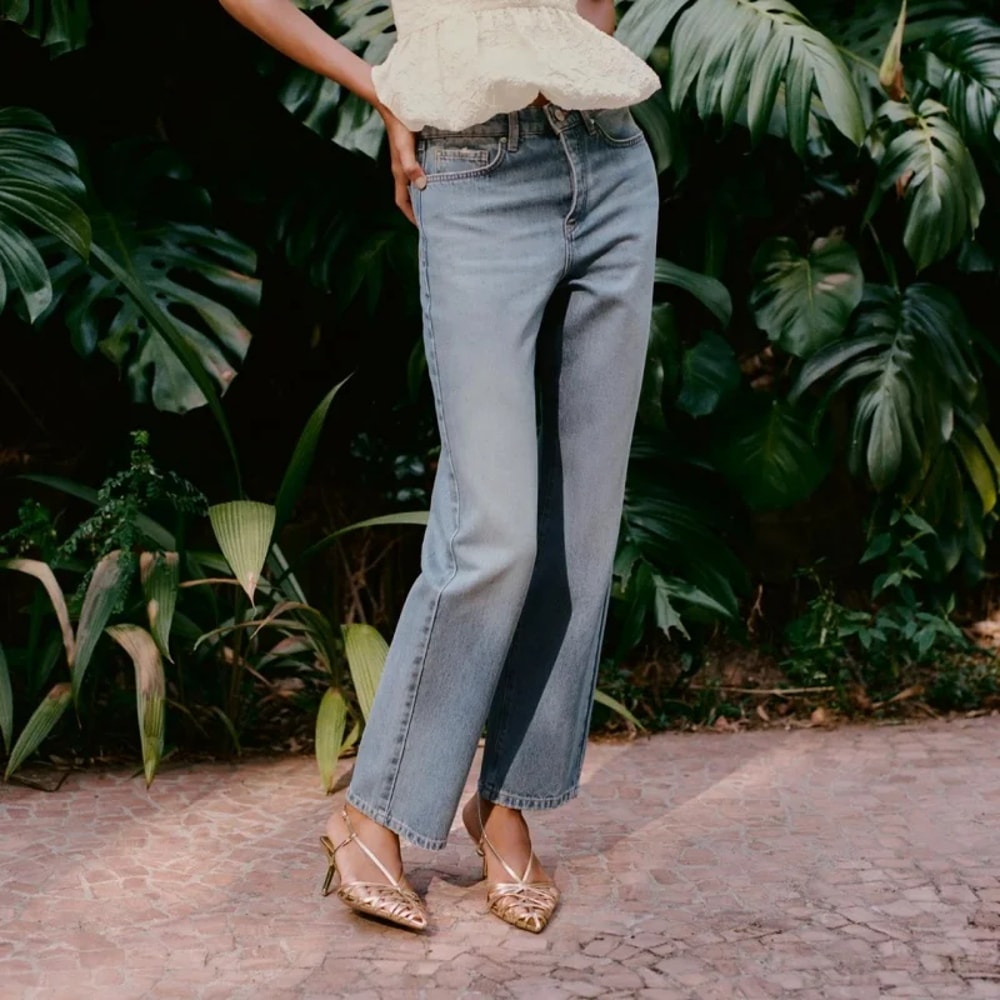 Fashion Narrow Strap Hollow Thin Heels, Luxury Gold Brand Heels Women, Sexy Pointed Toe Slingbacks High Heel Sandals