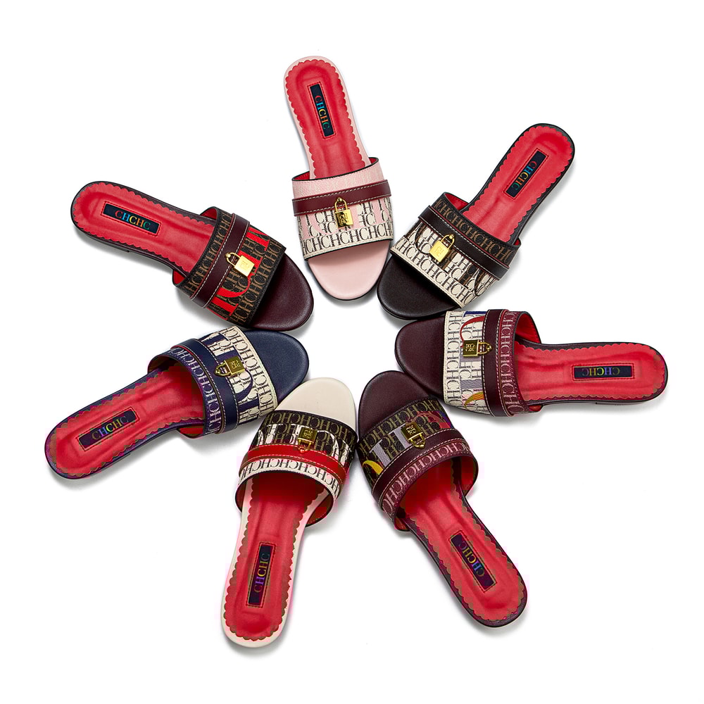 Fabric High Heel Sandals Outdoor Fashion Womens Slippers New Brand Business Commuter Womens Shoes B