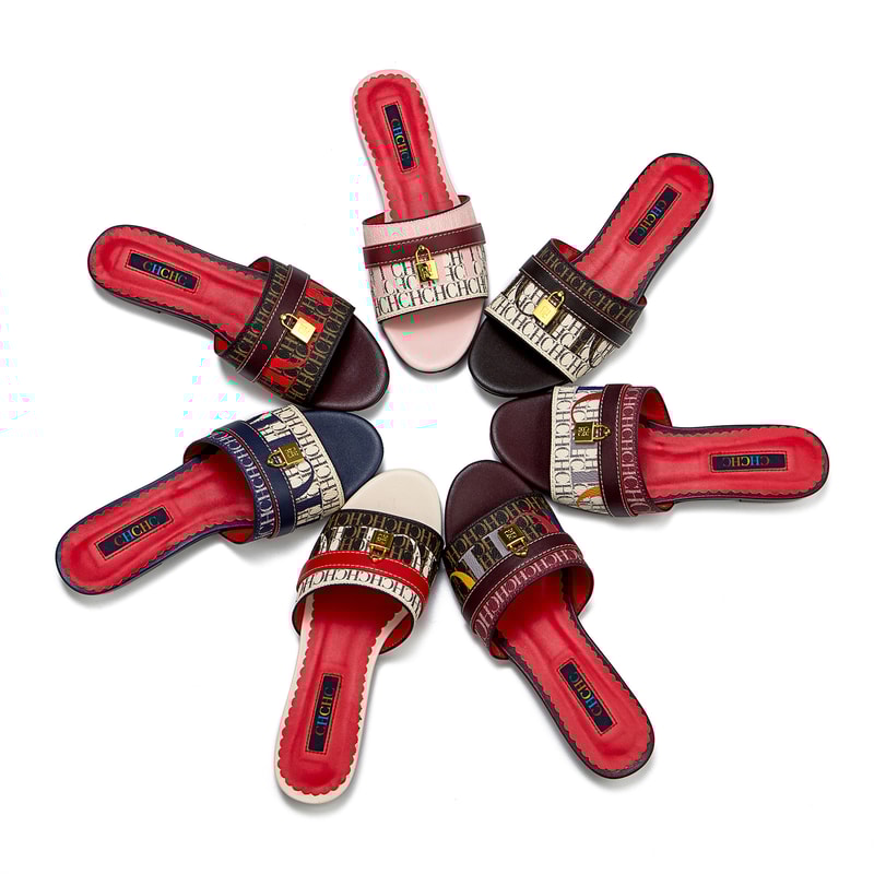 Fabric High Heel Sandals Outdoor Fashion Womens Slippers New Brand Business Commuter Womens Shoes B