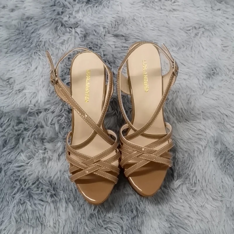 Sandals Sexy Ankle Strap NEW Platform High Heels Open Toe Gladiator Party Dress Women Shoes Plus Fi