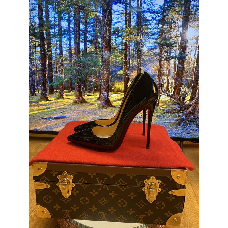 Classic Patent Leather Shallow Heels Nude Fashionable Stilettos Versatile Work Pumps With A Thin He 7