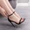 Sexy Black Women Crystal Queen Dress Sandals Spike High Heel Fashion Lady Party Shoes In Plus Big S 0