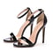 Sexy Black Women Crystal Queen Dress Sandals Spike High Heel Fashion Lady Party Shoes In Plus Big S 4