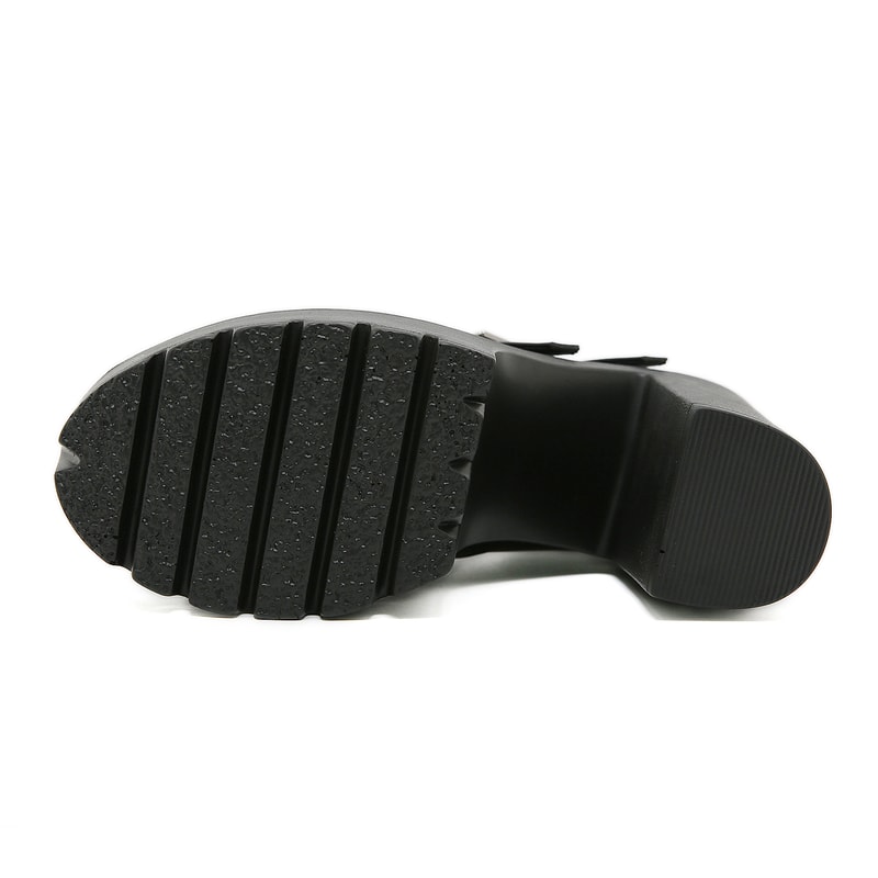 Platform Mary Jane Shoes, Goth Style Women Block Heels, Halloween Fashion Buckle Strap Dress Pumps